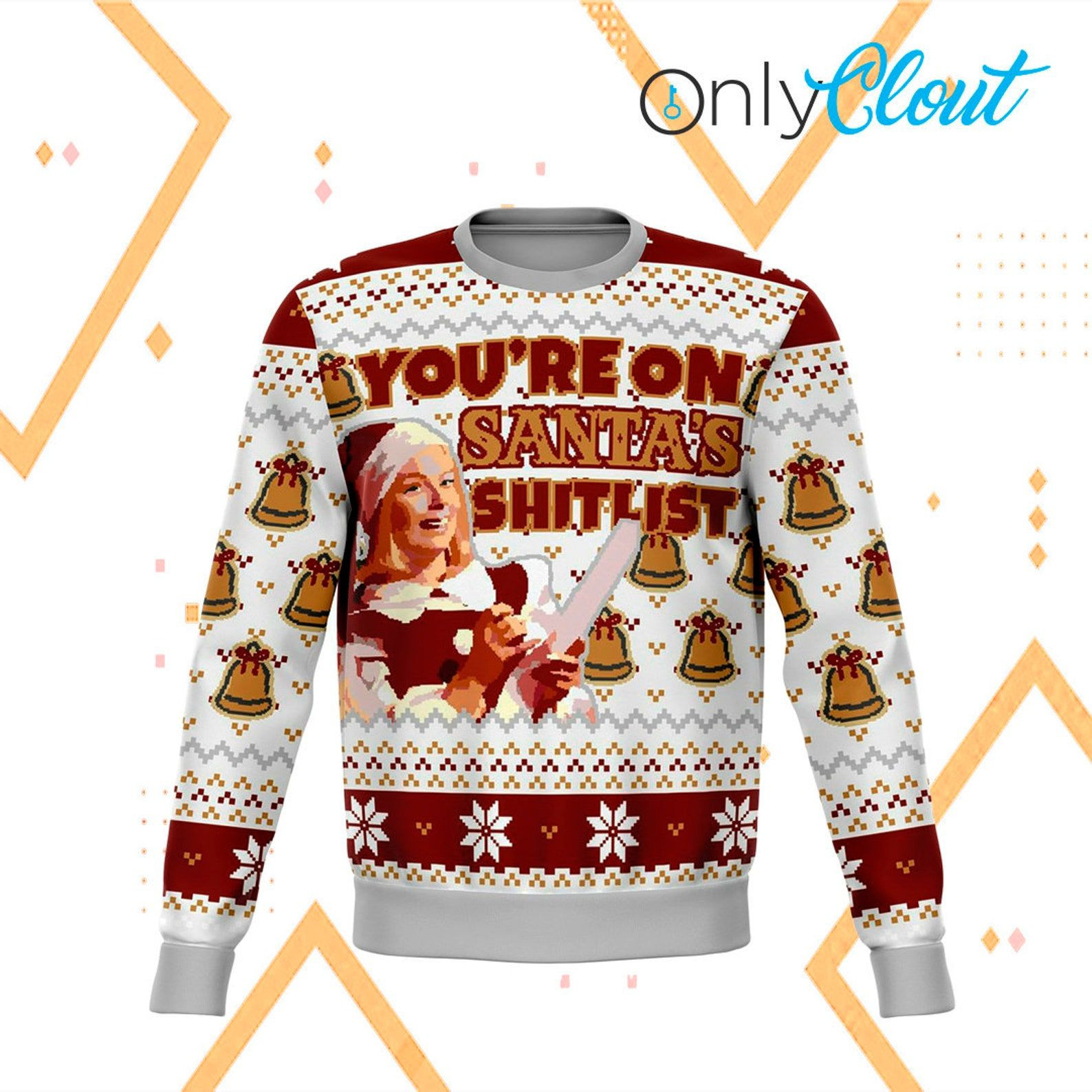 Sht List Dank Ugly Christmas Sweater Adult 3D Funny Matching for family