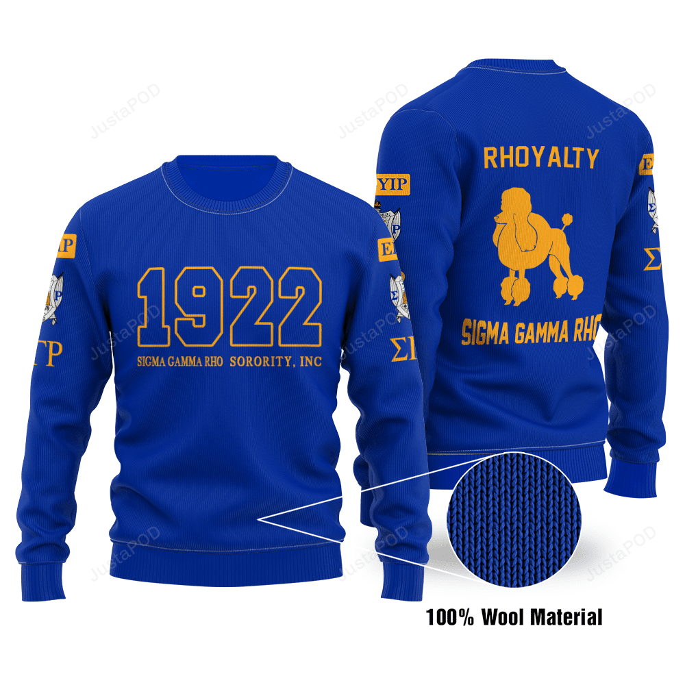 Sigma Gamma Ugly Christmas Sweater Adult 3D Funny Matching for family