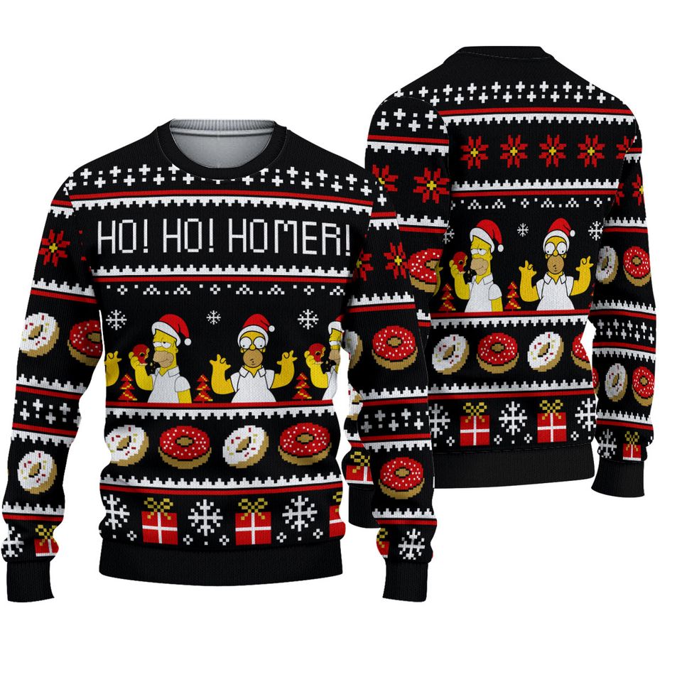Simpsons Homer Christmas Sweater, Ugly Christmas Sweater