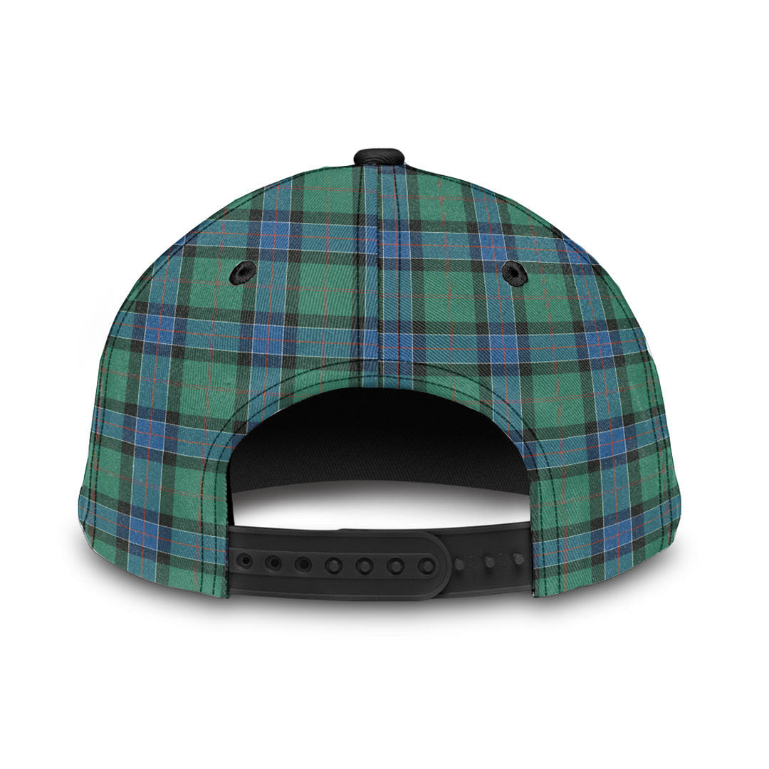 Sinclair Hunting Ancient Tartan Baseball Cap, Tartan Plaid Cap with Family Crest K23 Trucker Hats Custom Hats Gifts For Men & Women
