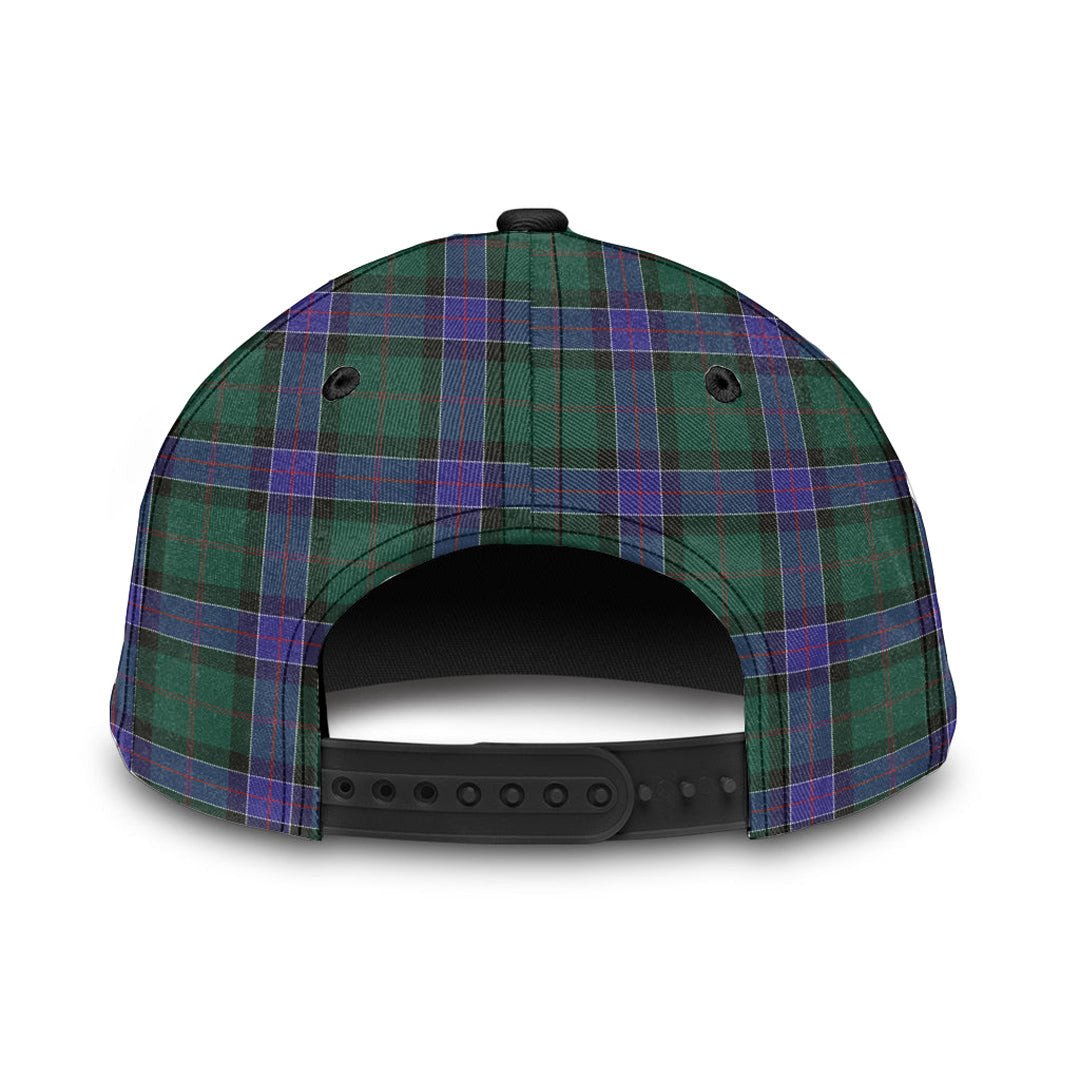 Sinclair Hunting Modern Tartan Baseball Cap, Tartan Plaid Cap with Family Crest K23 Trucker Hats Custom Hats Gifts For Men & Women