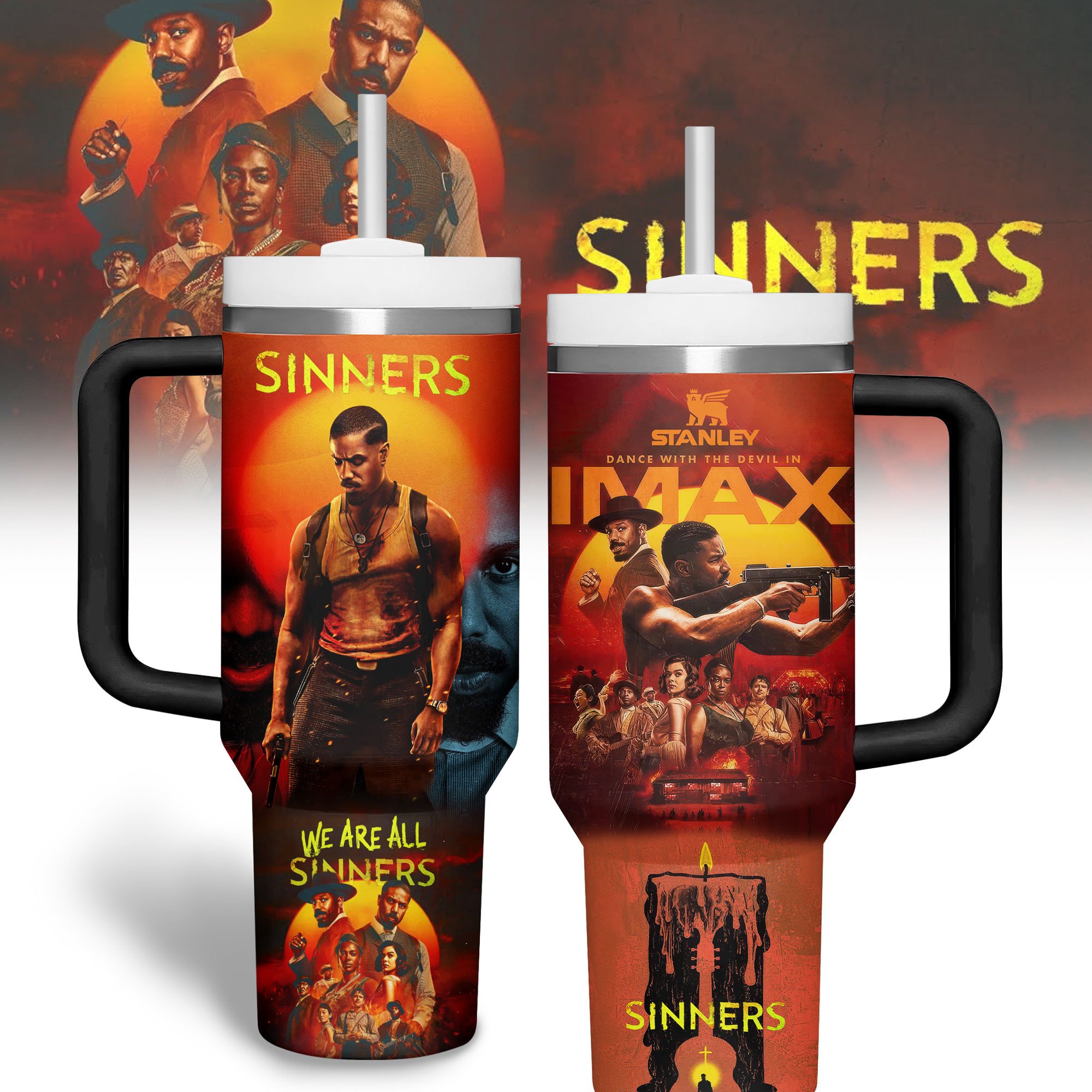 Sinners Movies Custom Stanley Cup 40 oz 30 oz Tumbler With HandleTVC2301178