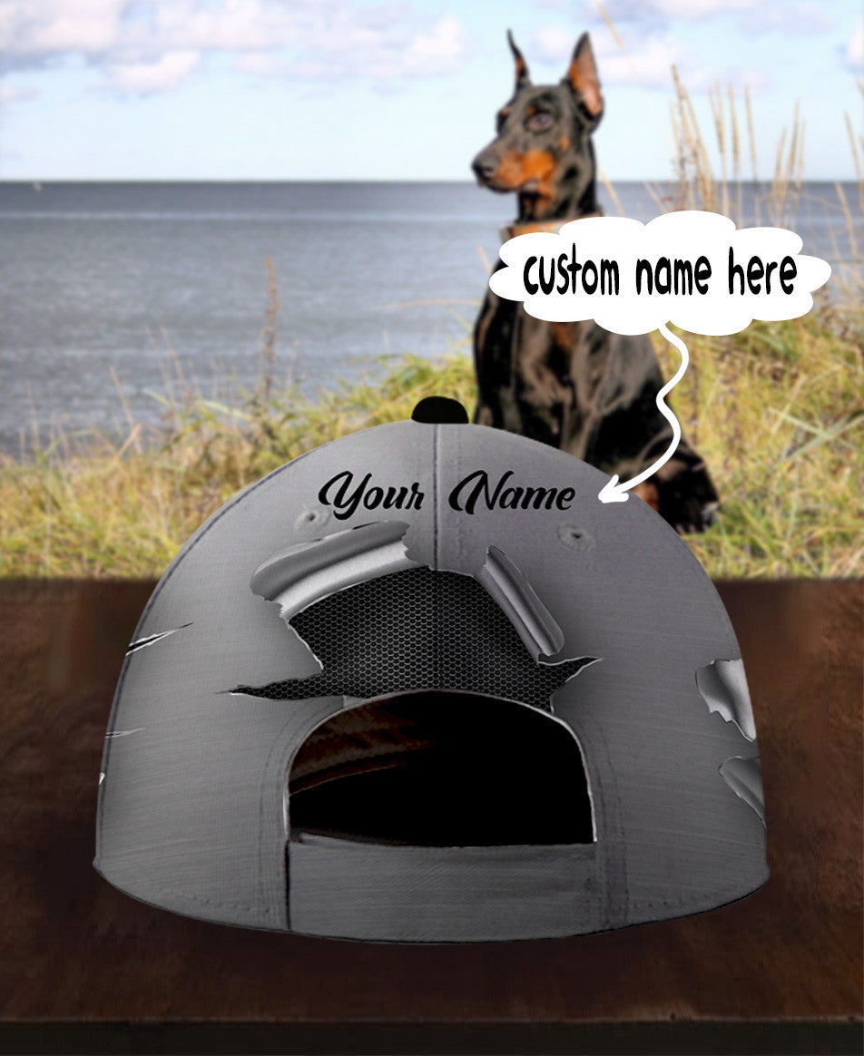 Six Feet Doberman Hat Classic Cap Trucker Hats Custom Hats Gifts For Men & Women