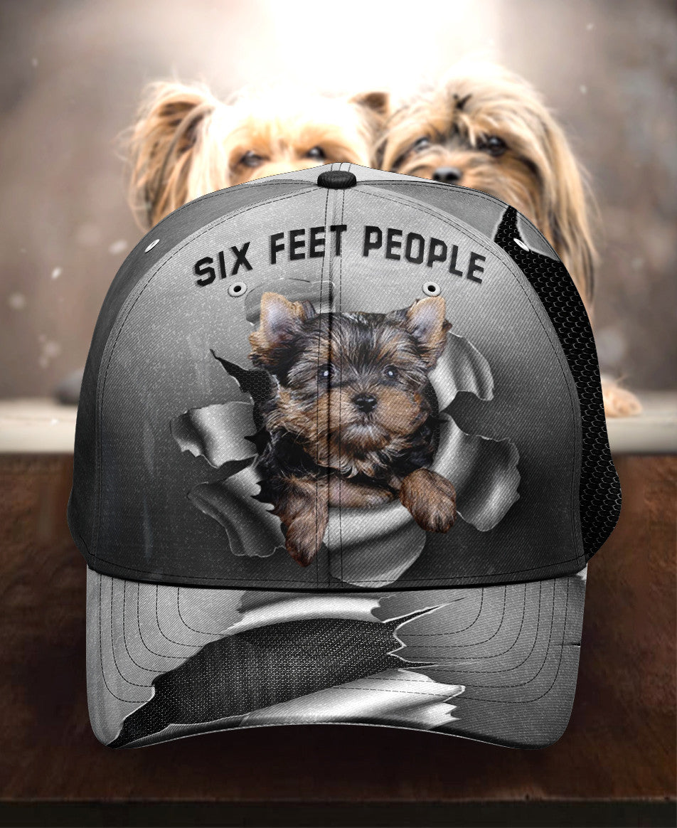 Six Feet Yorkie Hat Classic Cap Trucker Hats Custom Hats Gifts For Men & Women