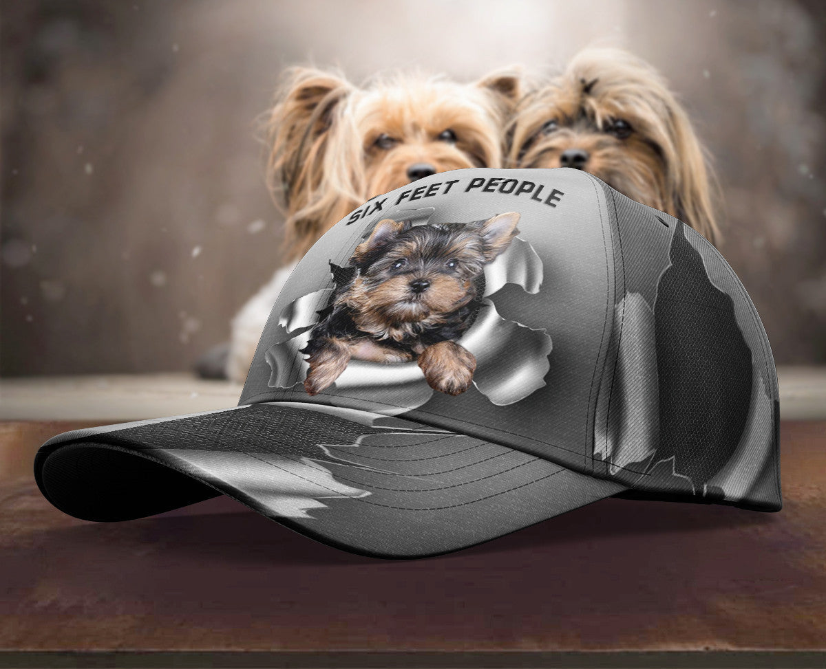 Six Feet Yorkie Hat Classic Cap Trucker Hats Custom Hats Gifts For Men & Women