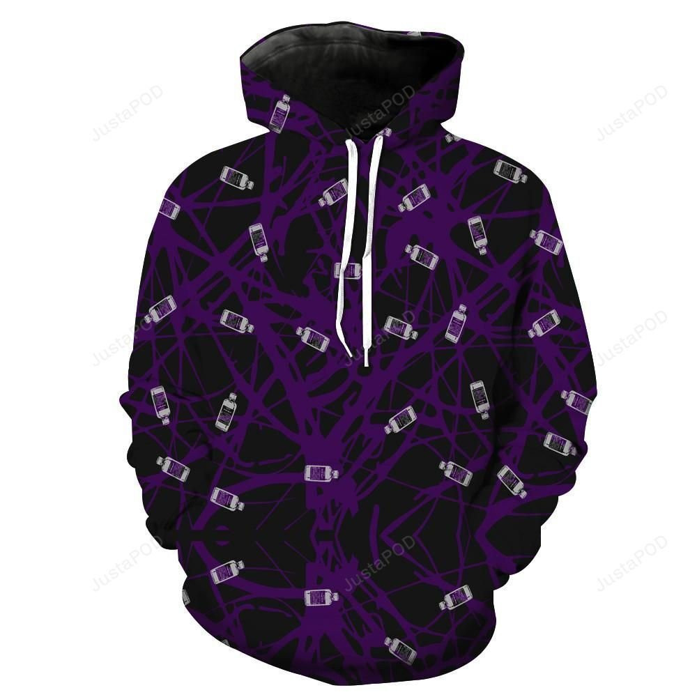 Sizzurp 3D All Over Print Hoodie, Zip Hoodie