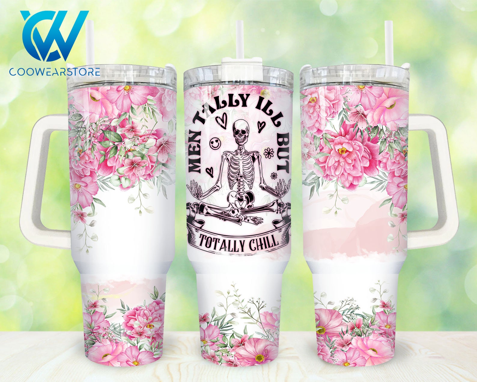 Skeleton Custom Stanley Cup 40 oz 30 oz Tumbler With HandleTVC2301859