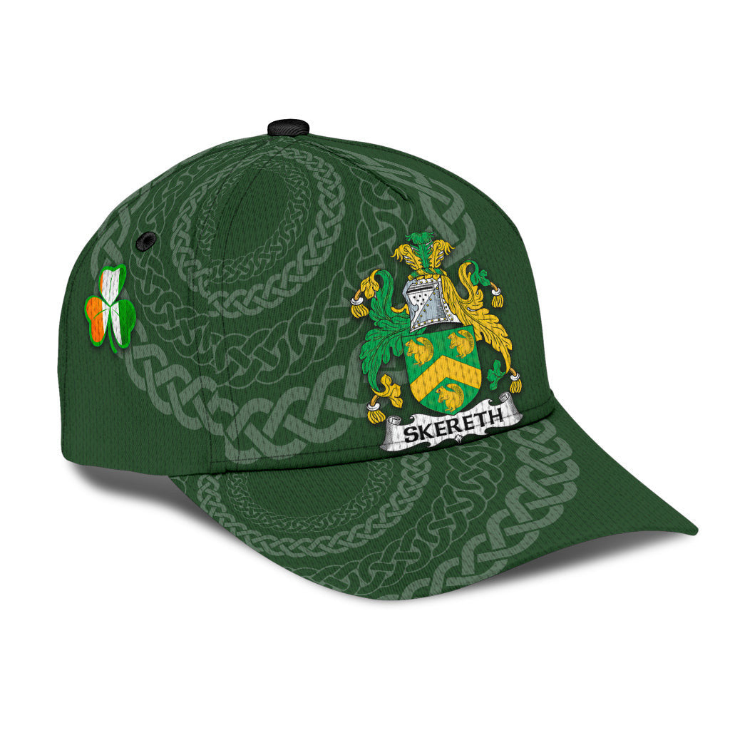 Skereth Coat Of Arms - Irish Family Crest St Patrick's Day Hat Classic Cap Trucker Hats Custom Hats Gifts For Men & Women