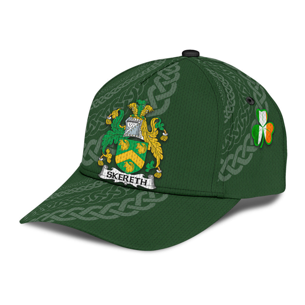 Skereth Coat Of Arms - Irish Family Crest St Patrick's Day Hat Classic Cap Trucker Hats Custom Hats Gifts For Men & Women