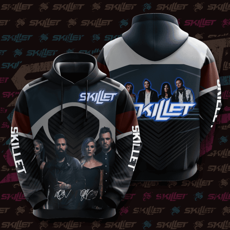 Skillet 3D All Over Print Hoodie, Zip Hoodie