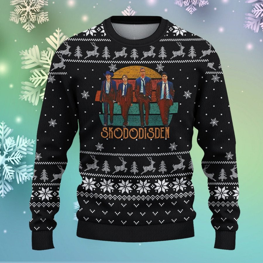 Skododisden Ugly Christmas Sweater Mens Native American Apparel Clothing Xmas Gift - Image 2