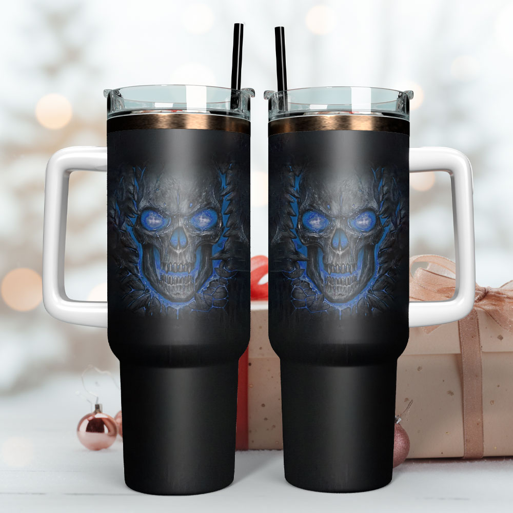 Skull Art Custom Stanley Cup 40 oz 30 oz Tumbler With HandleTVC2301248