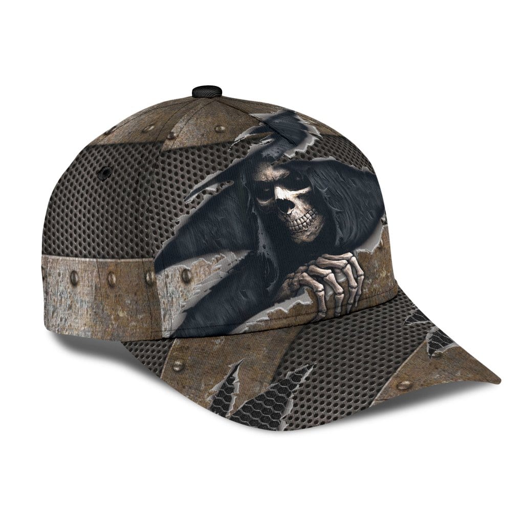 Skull Baseball Cap Skull Carton Tear Classic Hat Trucker Hats Custom Hats Gifts For Men & Women