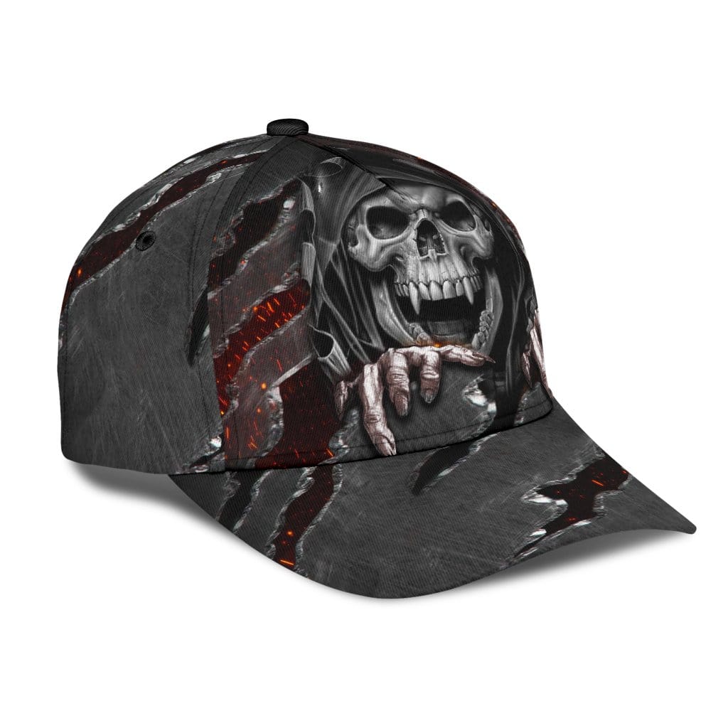 Skull Baseball Cap Skull Crack Classic Hat Trucker Hats Custom Hats Gifts For Men & Women