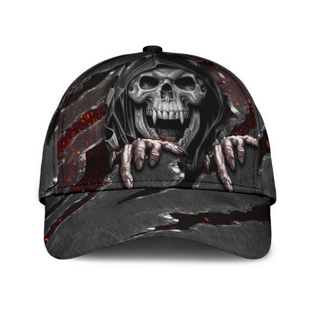 Skull Baseball Cap Skull Crack Classic Hat Trucker Hats Custom Hats Gifts For Men & Women
