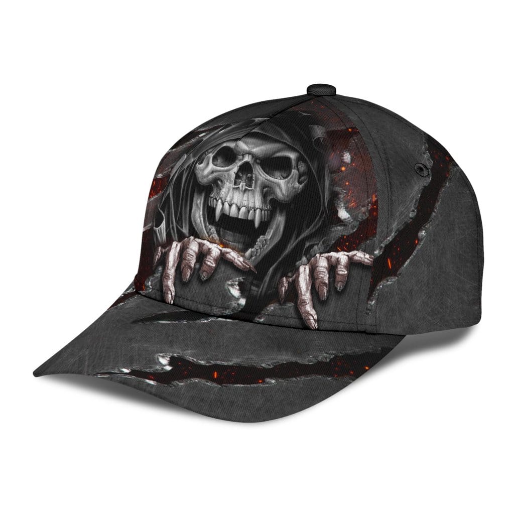 Skull Baseball Cap Skull Crack Classic Hat Trucker Hats Custom Hats Gifts For Men & Women