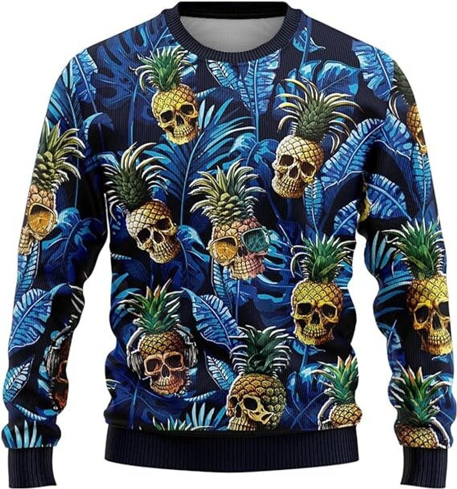 Skull Christmas Sweater for Women - Skeleton Sweatshirt - Image 7