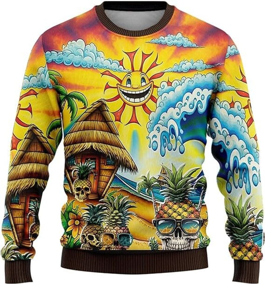 Skull Christmas Sweater for Women - Skeleton Sweatshirt - Image 8