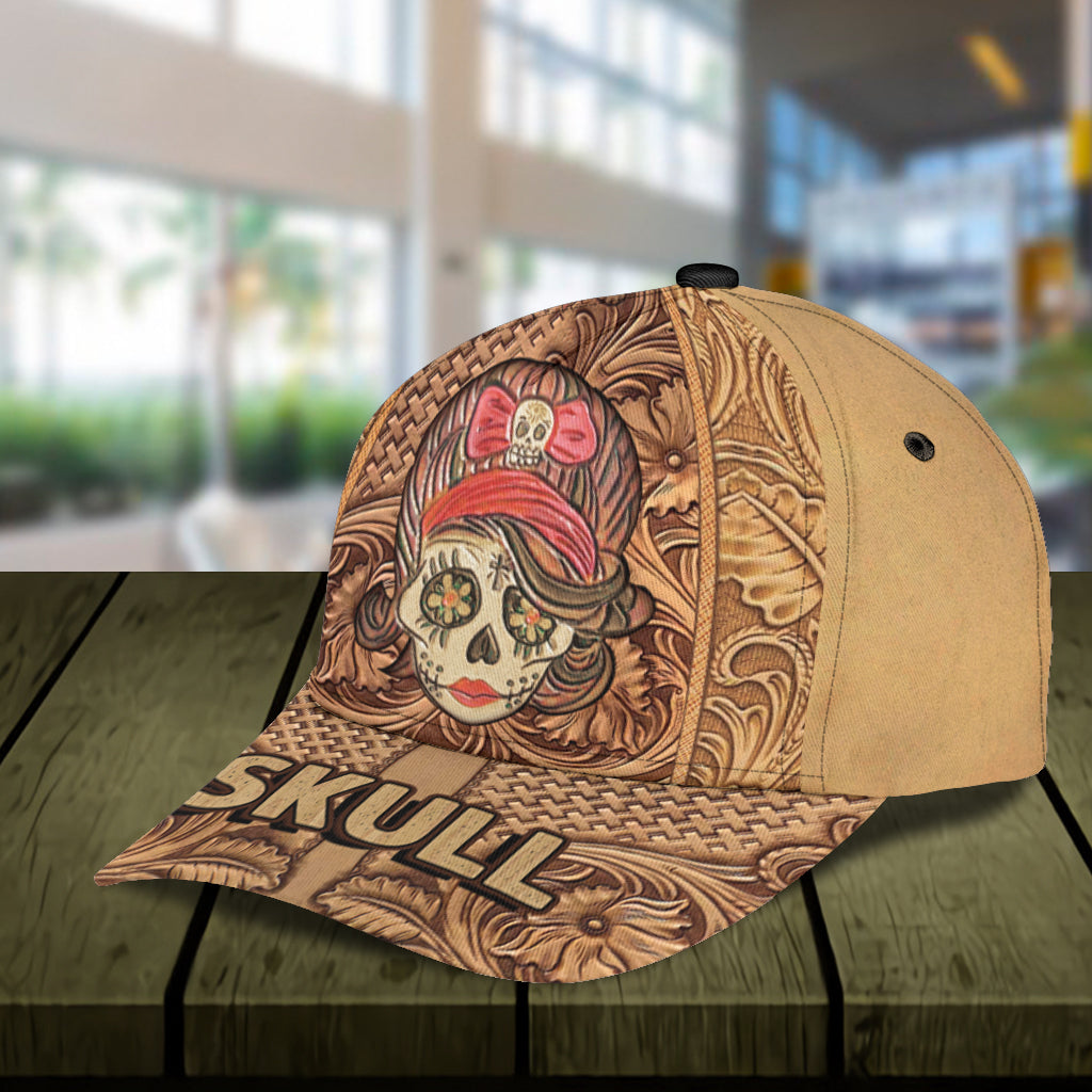 Skull Classic Cap, Gift for Skull Lovers Trucker Hats Custom Hats Gifts For Men & Women