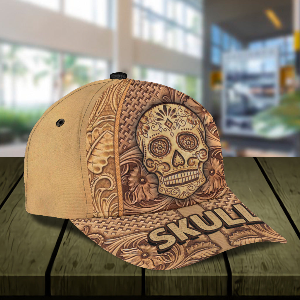 Skull Classic Cap, Gift for Skull Lovers Trucker Hats Custom Hats Gifts For Men & Women
