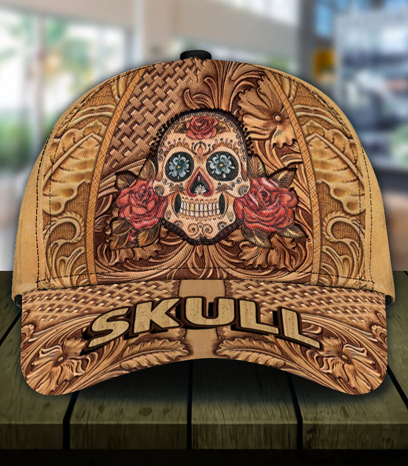 Skull Classic Cap, Gift for Skull Lovers Trucker Hats Custom Hats Gifts For Men & Women