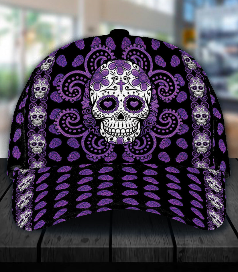 Skull Classic Cap, Gift for Skull Lovers Trucker Hats Custom Hats Gifts For Men & Women