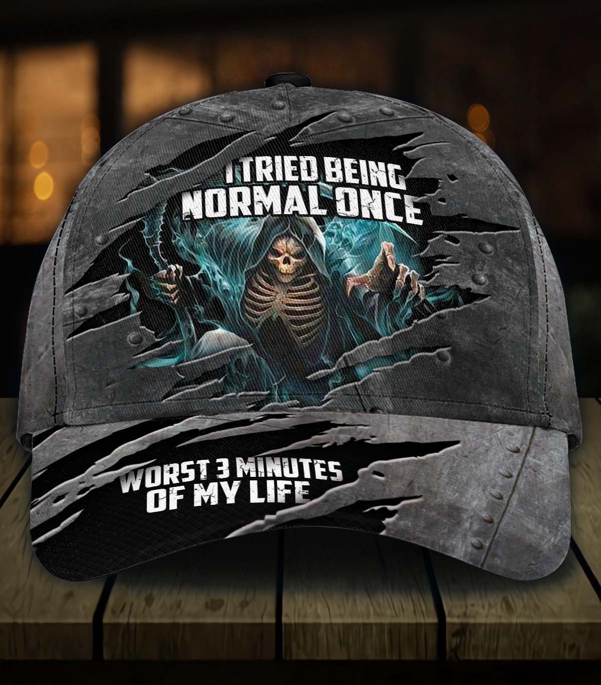 Skull Classic Cap, Gift for Skull Lovers Trucker Hats Custom Hats Gifts For Men & Women