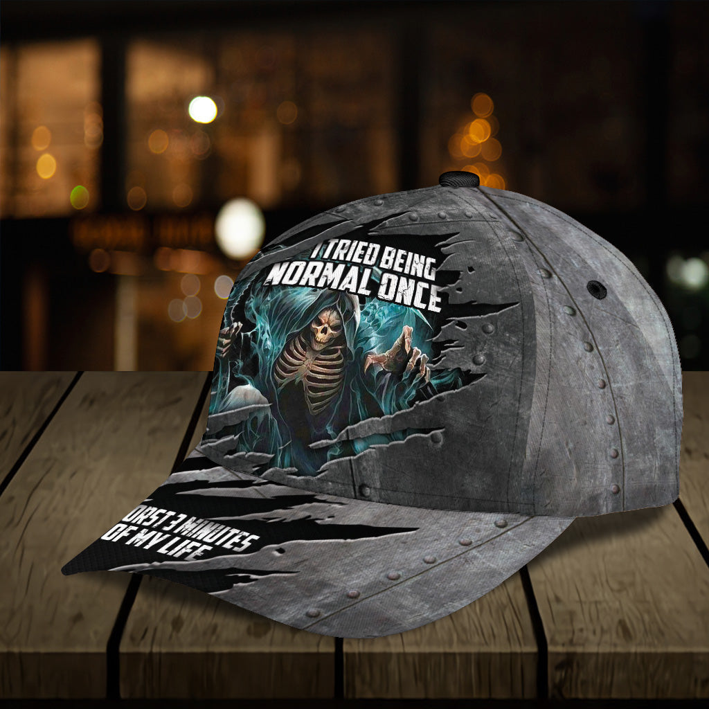 Skull Classic Cap, Gift for Skull Lovers Trucker Hats Custom Hats Gifts For Men & Women