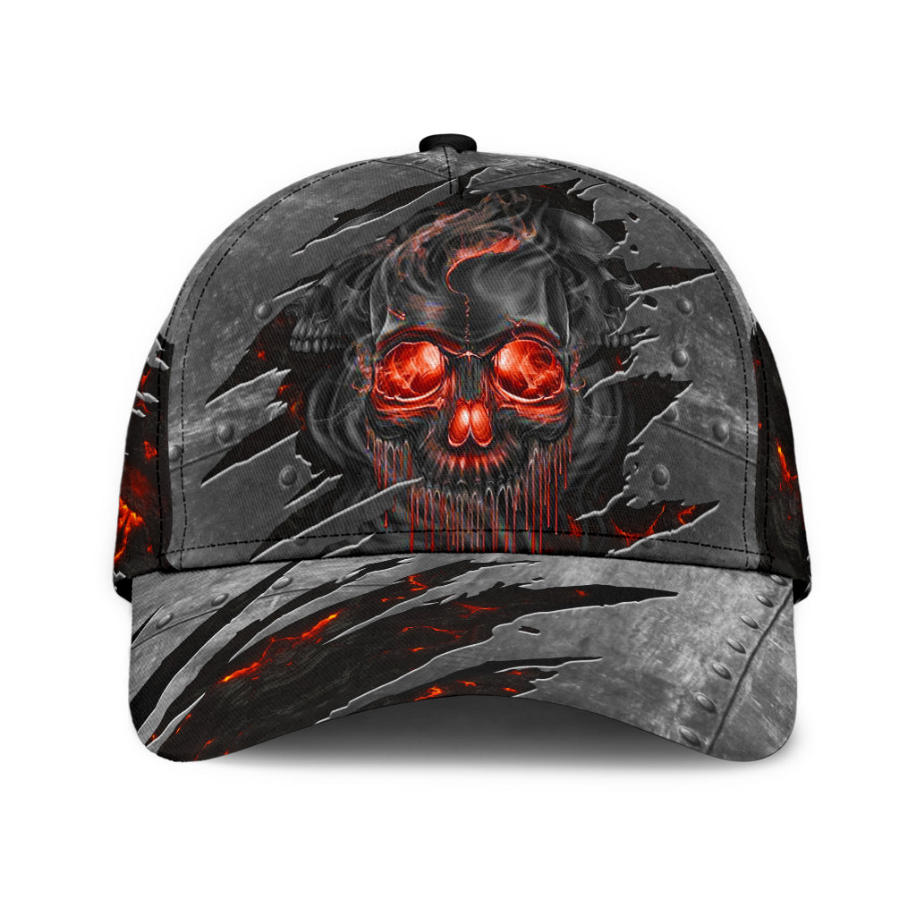 Skull Classic Cap, Gift for Skull Lovers Trucker Hats Custom Hats Gifts For Men & Women