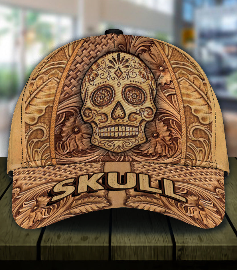 Skull Classic Cap, Gift for Skull Lovers Trucker Hats Custom Hats Gifts For Men & Women