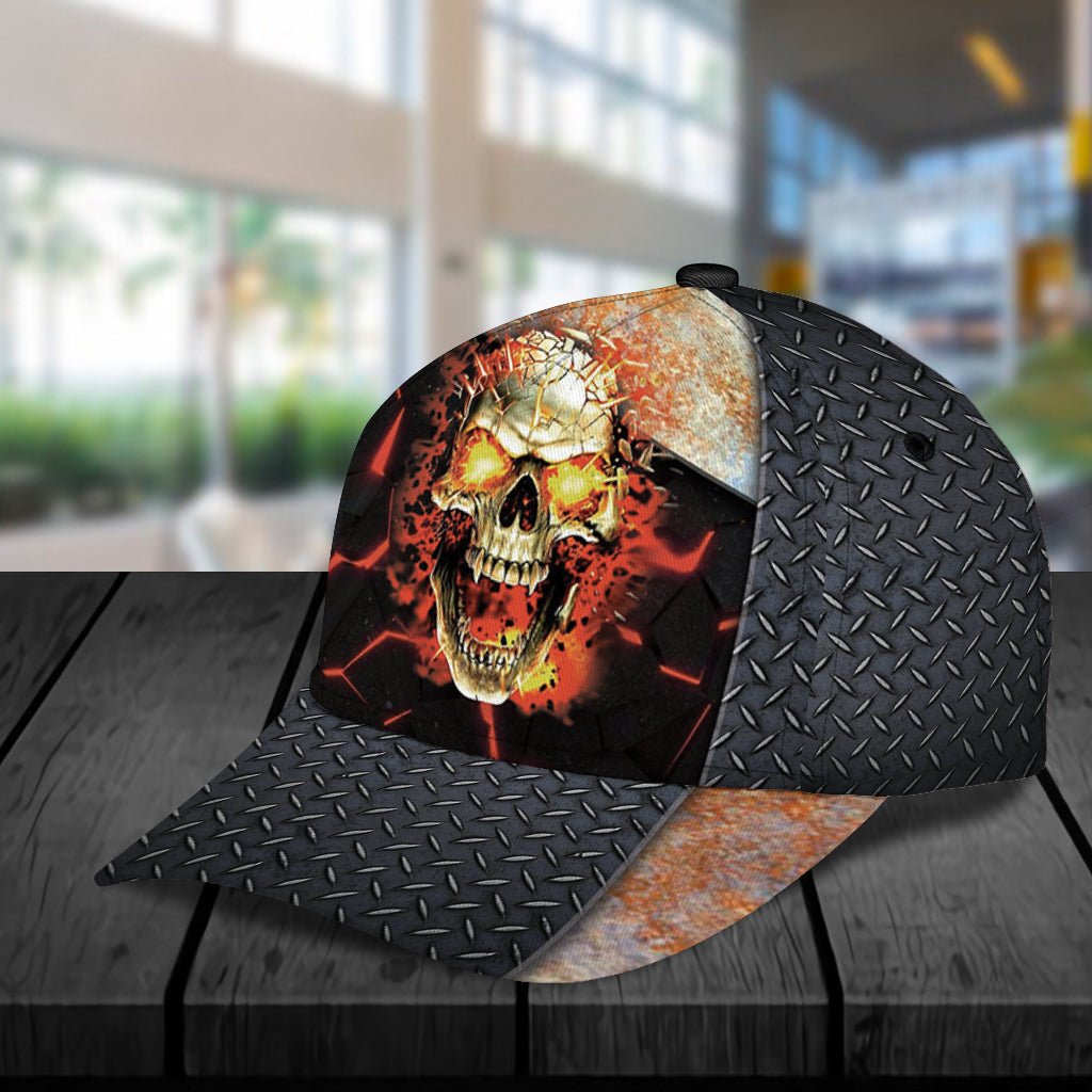 Skull Classic Cap, Gift for Skull Lovers Trucker Hats Custom Hats Gifts For Men & Women