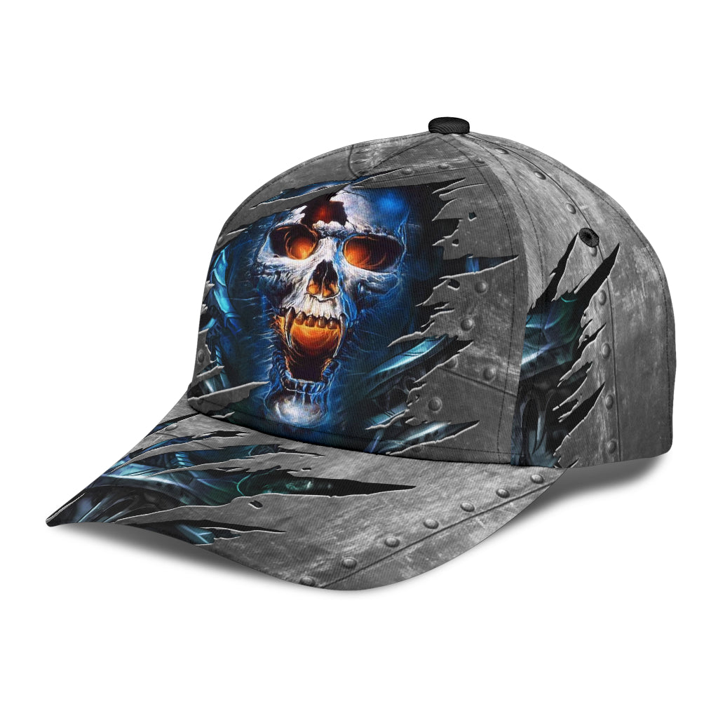 Skull Classic Cap, Gift for Skull Lovers Trucker Hats Custom Hats Gifts For Men & Women