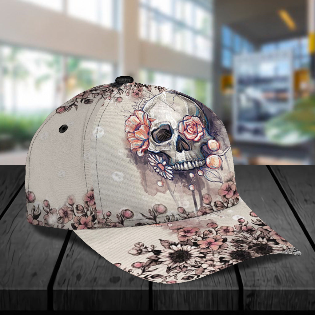 Skull Classic Cap, Gift for Skull Lovers Trucker Hats Custom Hats Gifts For Men & Women
