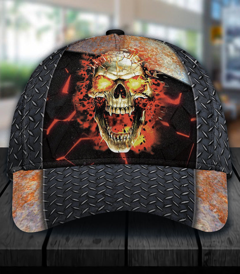 Skull Classic Cap, Gift for Skull Lovers Trucker Hats Custom Hats Gifts For Men & Women