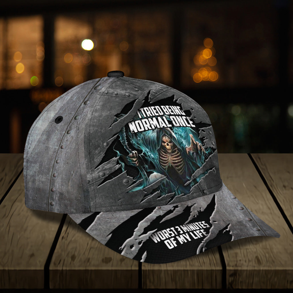 Skull Classic Cap, Gift for Skull Lovers Trucker Hats Custom Hats Gifts For Men & Women