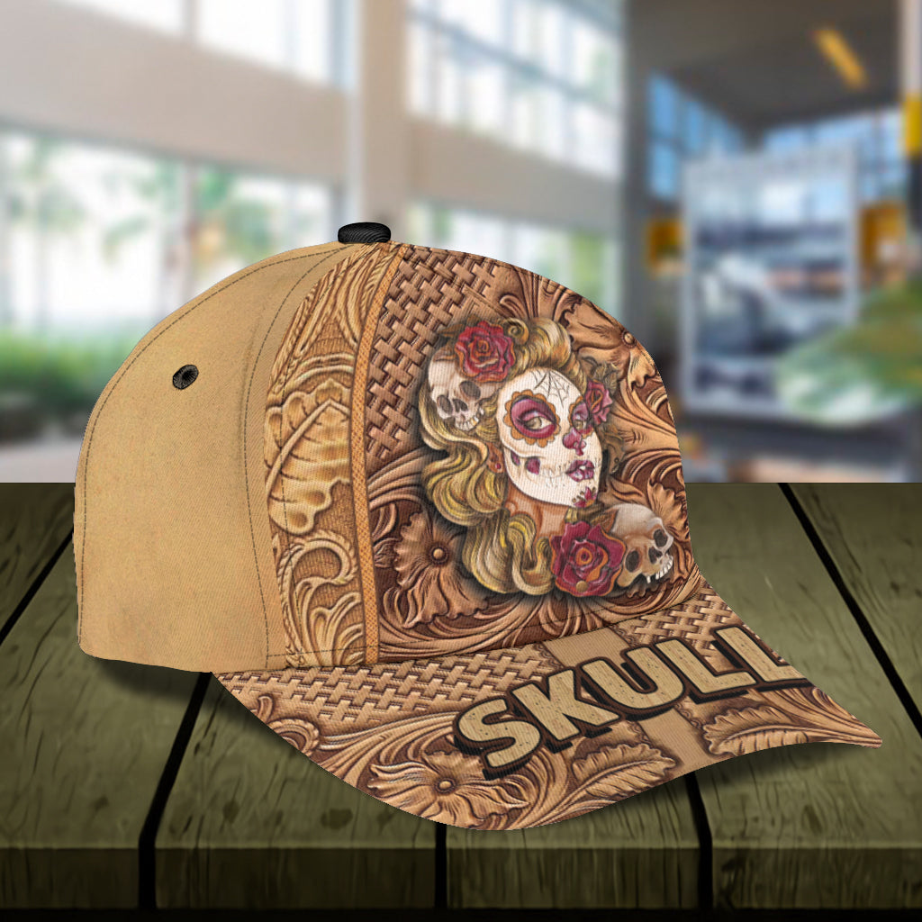 Skull Classic Cap, Gift for Skull Lovers Trucker Hats Custom Hats Gifts For Men & Women