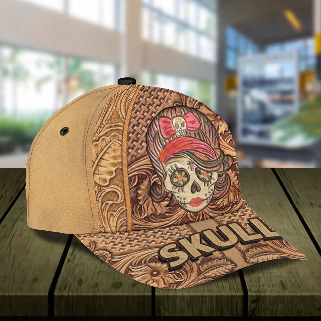 Skull Classic Cap, Gift for Skull Lovers Trucker Hats Custom Hats Gifts For Men & Women