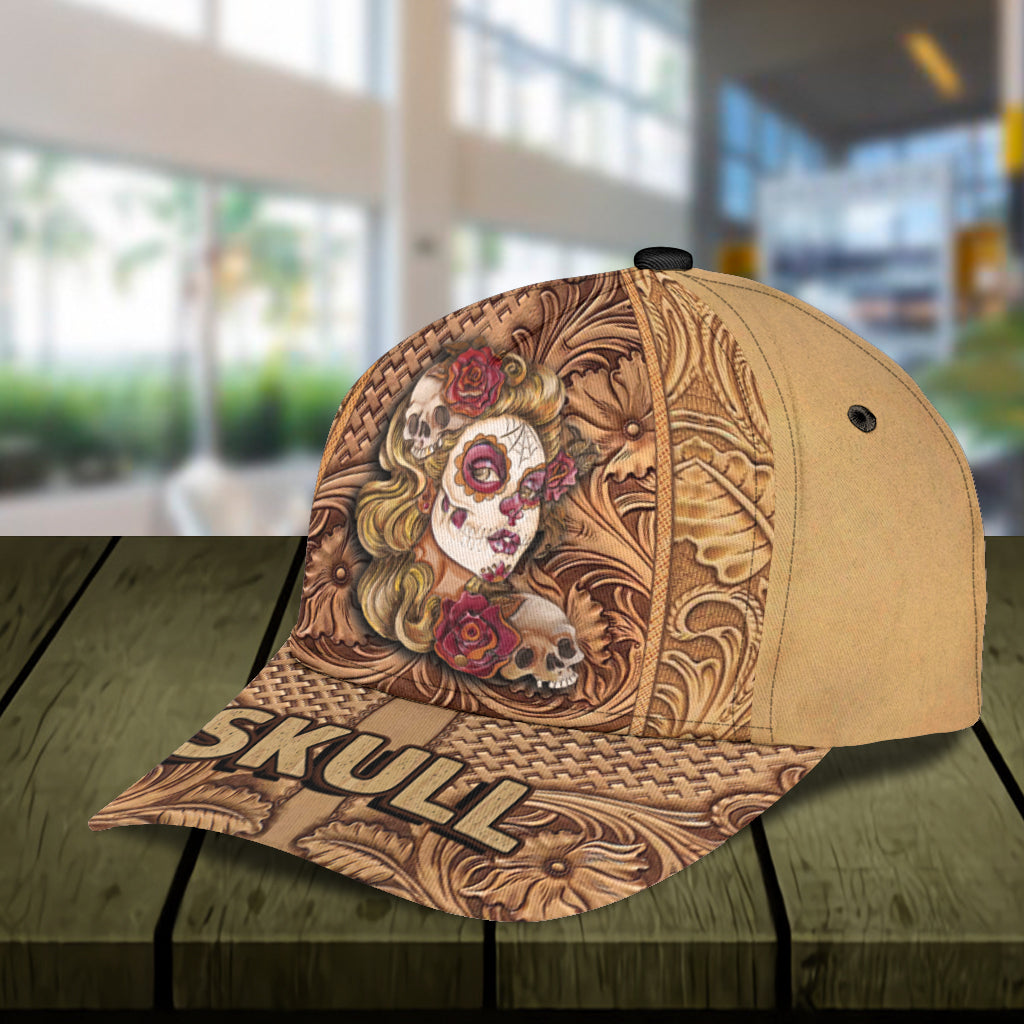 Skull Classic Cap, Gift for Skull Lovers Trucker Hats Custom Hats Gifts For Men & Women