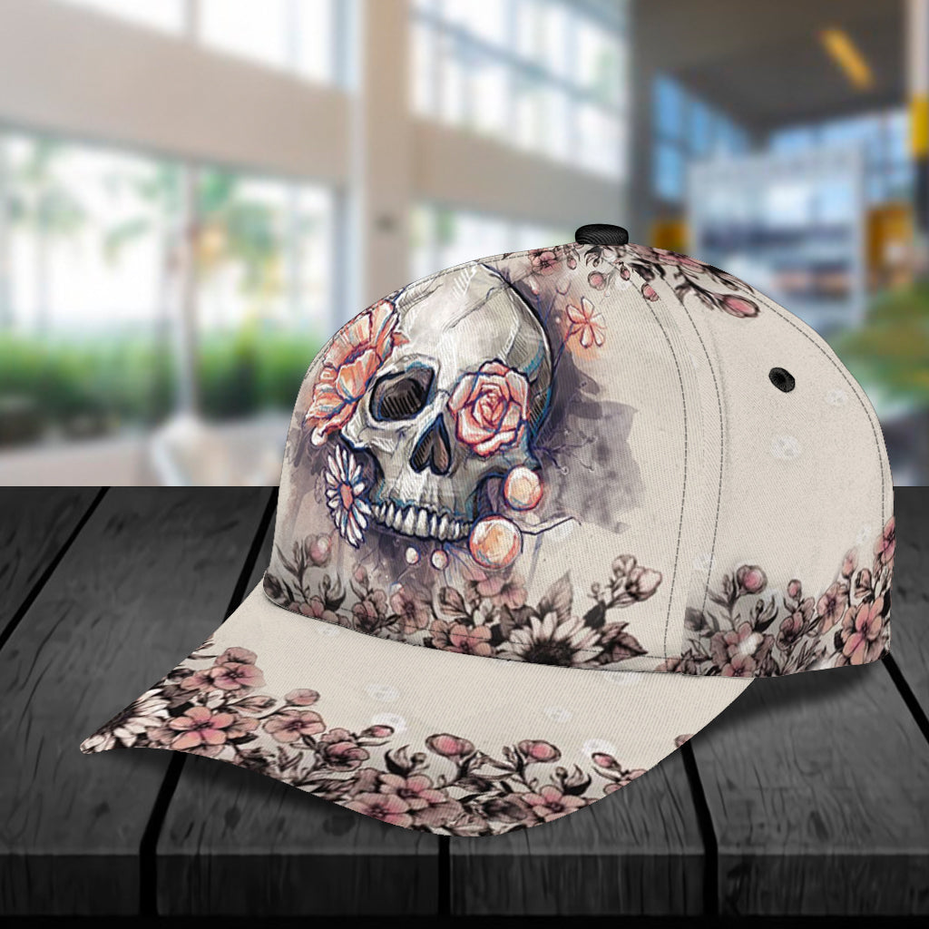 Skull Classic Cap, Gift for Skull Lovers Trucker Hats Custom Hats Gifts For Men & Women