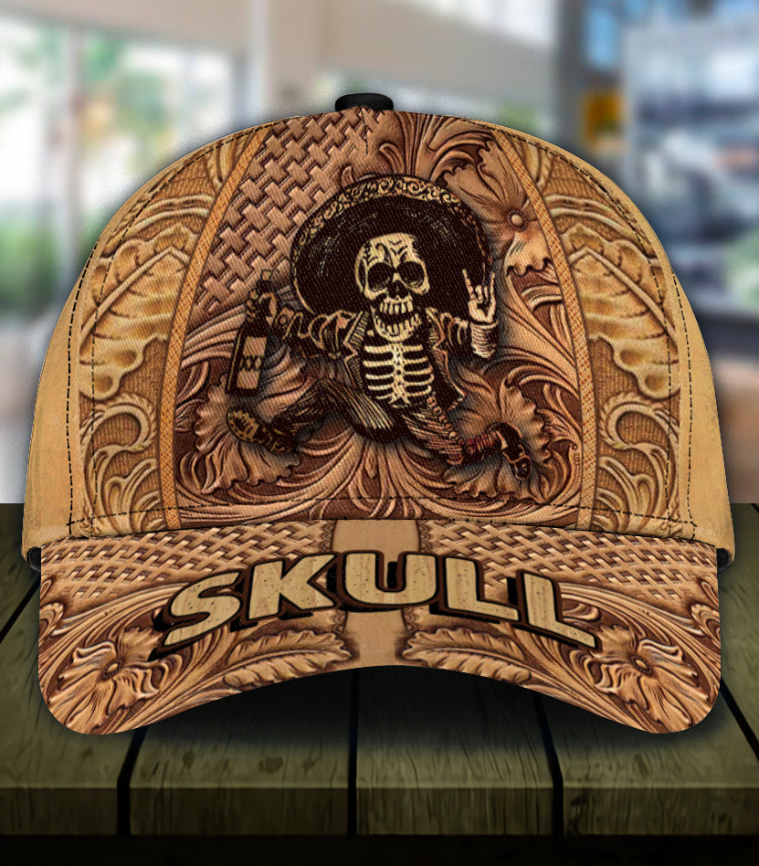 Skull Classic Cap, Gift for Skull Lovers Trucker Hats Custom Hats Gifts For Men & Women