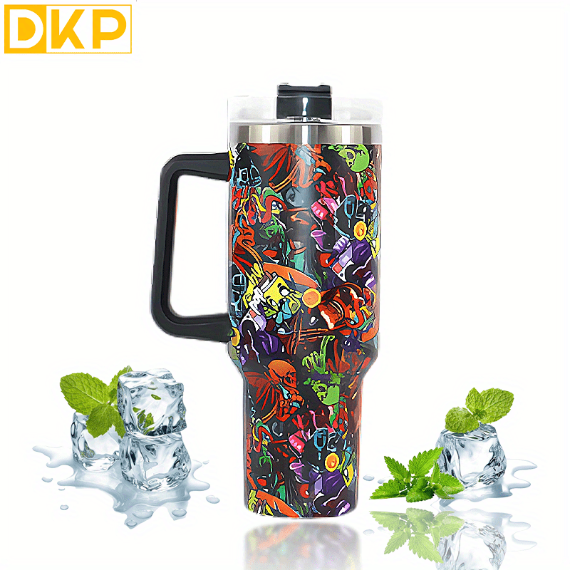 Skull Colorful Custom Stanley Cup 40 oz 30 oz Tumbler With HandleTVC2301665