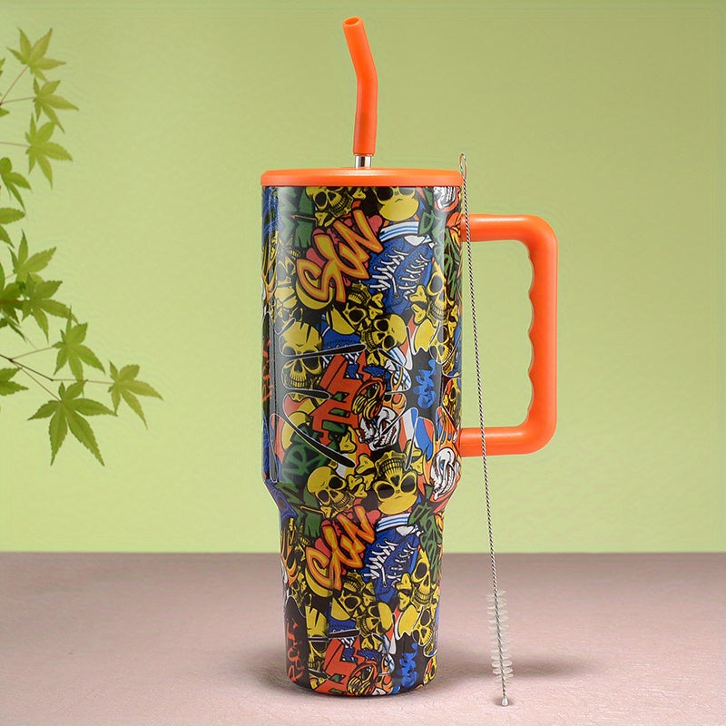 Skull Ghost Custom Stanley Cup 40 oz 30 oz Tumbler With HandleTVC2301654