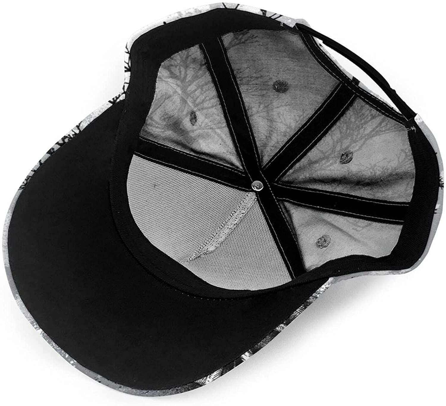 Skull Head Print Casual Baseball 3D Cap Adjustable Twill Sports Dad Hats for Unisex Trucker Hats Custom Hats Gifts For Men & Women