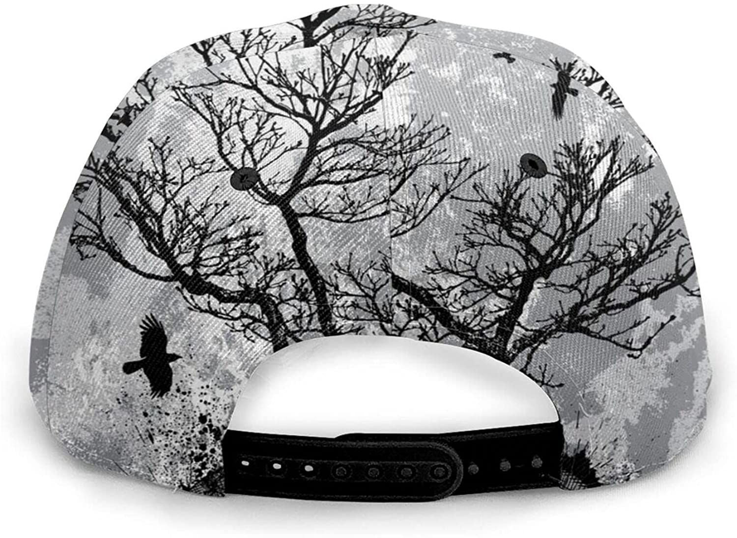 Skull Head Print Casual Baseball 3D Cap Adjustable Twill Sports Dad Hats for Unisex Trucker Hats Custom Hats Gifts For Men & Women