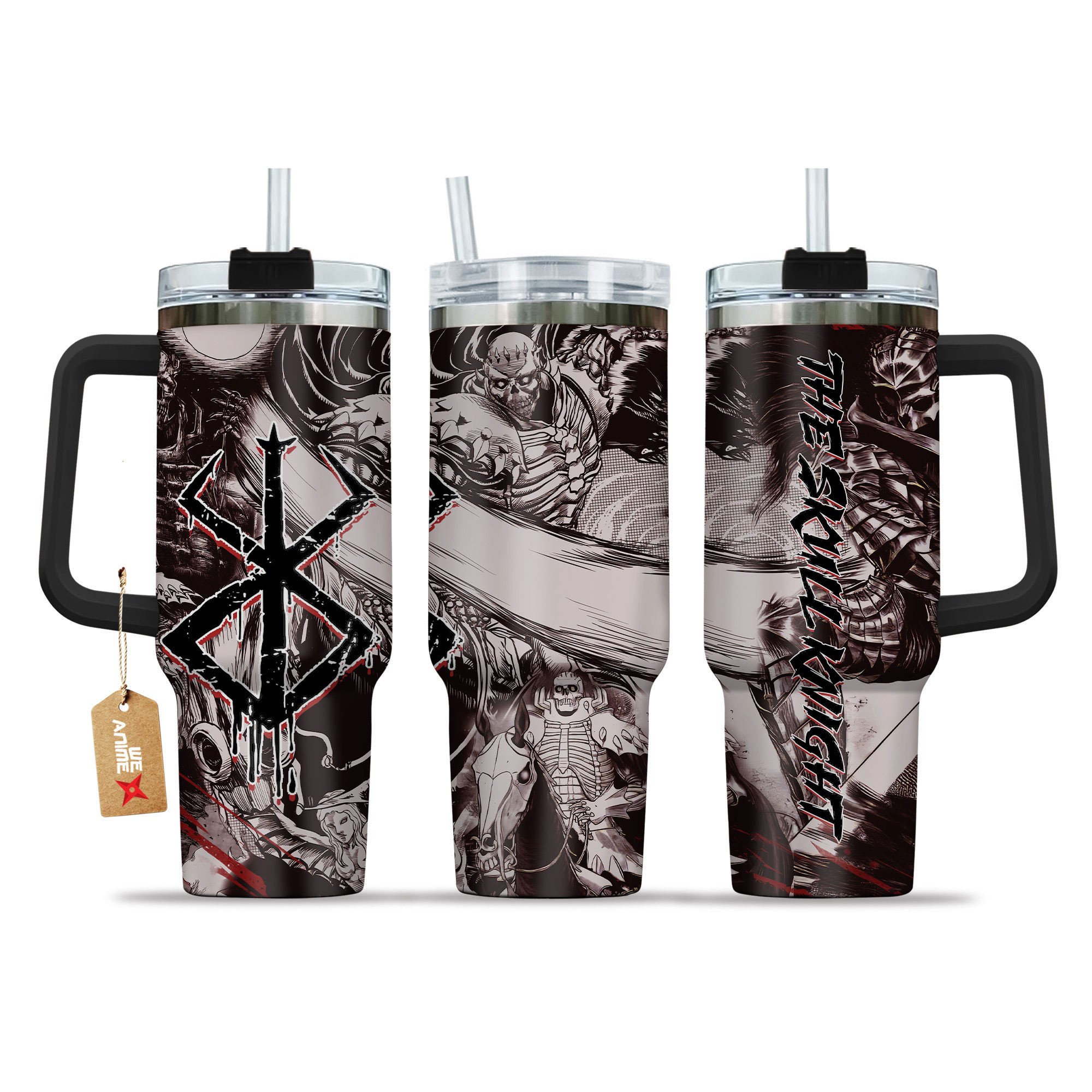 Skull Knight Berserk Anime Custom Stanley Cup 40 oz 30 oz Tumbler With HandleTVC2301149