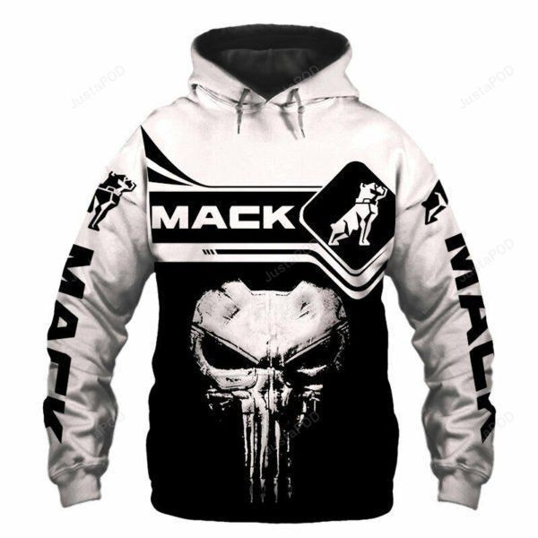 Skull Mack Trucks 3D All Over Print Hoodie, Zip Hoodie