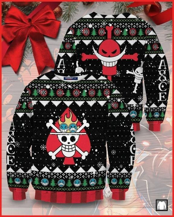 Skull Pirate Ugly Christmas Sweater Adult 3D Funny Matching for family