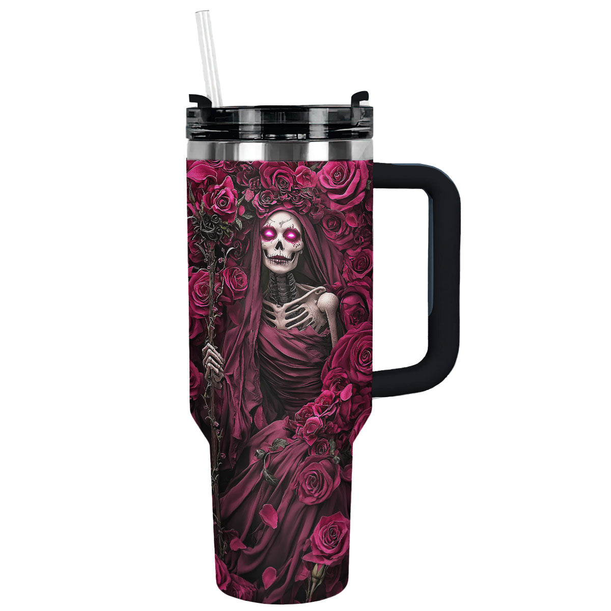 Skull Purple Queen Custom Stanley Cup 40 oz 30 oz Tumbler With HandleTVC2301308