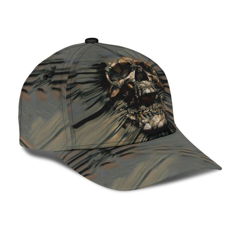 Skull Rip Hat Classic Cap Protect Cap 3D, Gift For Him, Human Cap, Trending Cap, American Cap Trucker Hats Custom Hats Gifts For Men & Women