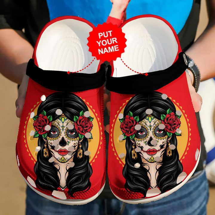 Skull - Skull Girl Clog Shoes For Men And Women